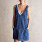 🔥 50% KORTING 👗 Denim Rugloze Jurk met Zakken ✨