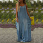 🌸Speciale prijs🌸  Dames losse jumpsuit met wijde pijpen en zakken