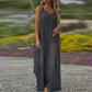 🌸Speciale prijs🌸  Dames losse jumpsuit met wijde pijpen en zakken