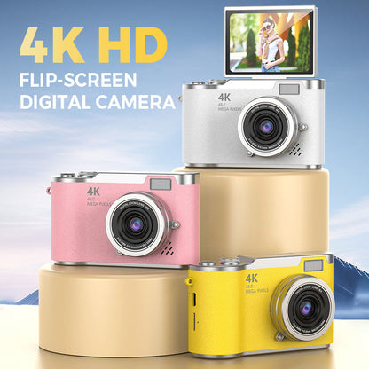 🎁💙 TOPKEUZE 📷 4K HD Camera – Flipscreen & 8x Zoom