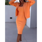 ✨ Hot Trend ✨ Dames Spaghettibandjes Bodycon Jurk & Jasje Set 👗 Elegante Pasvorm, Veelzijdige Look & Moderne Stijl