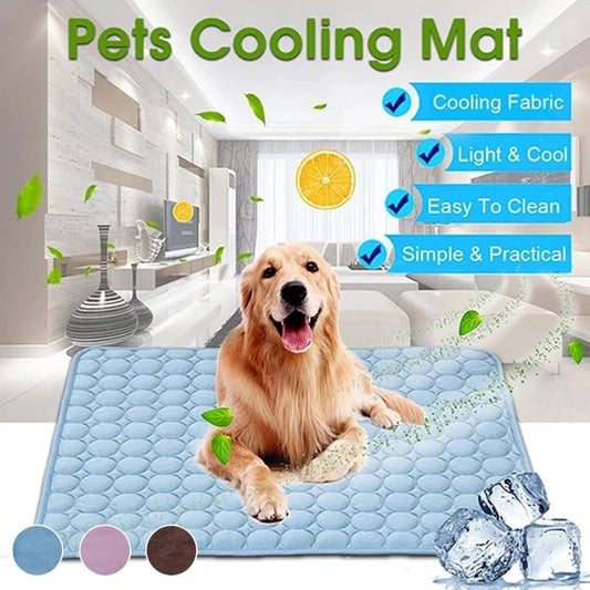 🐶🧊 50% KORTING! Stop met je hijgende huisdier op de hete vloer! ❄️ Zelfkoelende Huisdiermat – Altijd Koel & Comfortabel 💙