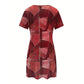 🔥 50% KORTING! 👗 Patchwork Jurk – Comfortabel, luchtig & flatterend ✨