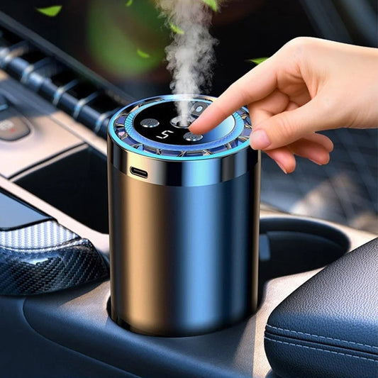 🔥2026Hot Sale 50% korting🔥Smart Car Diffuser Set met Licht- & Sproeimodi🌿🚗