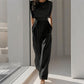 🔥50% KORTING! Elegante dames jumpsuit, taillensnit, wijdbenig & hoogwaardig voor werk en vrije tijd