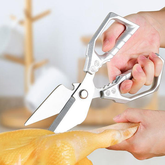 ⏳50% korting voor een beperkte tijd⏰✂️ De enige keukenschaar die je nodig hebt – Snijdt kip, kruiden, verpakkingen én noten!
