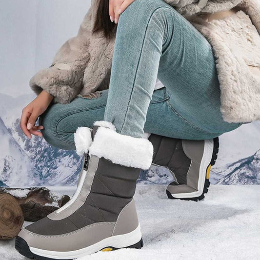 ⏳Tijdelijke korting van 50%⏰Antislip warme snowboots met ritssluiting voor dames👢