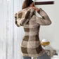 🔥 Tijdelijke Aanbieding ✨ Dames Geruite Jas met Capuchon en Ritssluiting – Trendy Look & Comfortabele Warmte 🧥