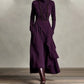 📣Gratis levering, laatste honderd artikelen🎉Elegante asymmetrische Maxikleid met hoge hals voor dames
