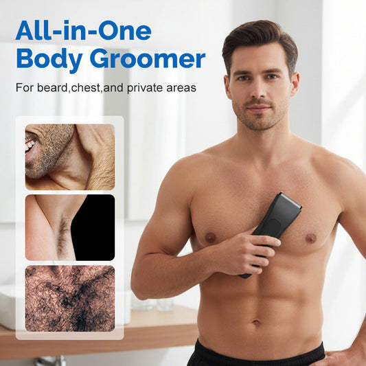 📢📢51% KORTING!!🔥🔥Meer dan 35.000 exemplaren verkocht!!✂️Digitale bodytrimmer voor mannen met digitaal display✨
