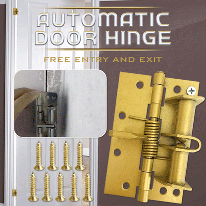 🚪44% Korting! Multifunctionele Veerscharnier – Zacht Sluiten voor Kids & Dieren! 🐾