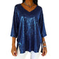 ✨Upgrade je Look met de Glitter V-Hals Top! 50% Korting!✨
