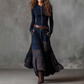 🔥Hot Sale Offers-Vintage Standkraag Button-Down Swing Jurk🛒Vandaag gratis verzending.✨