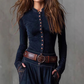 🔥Hot Sale Offers-Vintage Standkraag Button-Down Swing Jurk🛒Vandaag gratis verzending.✨