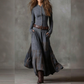 🔥Hot Sale Offers-Vintage Standkraag Button-Down Swing Jurk🛒Vandaag gratis verzending.✨