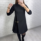 🌟 Elegante Geplooide Jurk met Lange Mouwen - Verfijnde Stijl voor Elke Gelegenheid! 👗