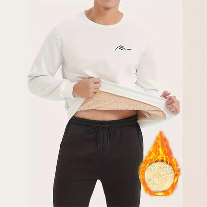 🔥 Blijf Warm & Comfortabel deze Winter! Thermisch Gevoerd Sweatshirt voor Heren