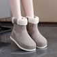 ❄️ Warme Dames Enkellaarzen met Pluche Voering – Warmte, Grip & Verhoging! 👢Gratis levering!🚛
