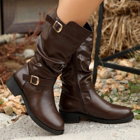 ✨ Vintage Western Laarzen voor Dames – Stoer, Stijlvol en Waterafstotend! 👢🌧️