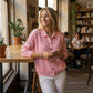 📢📢57% korting!!!✨Casual gebreid shirt met knopen voor dames