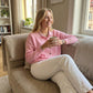 📢📢57% korting!!!✨Casual gebreid shirt met knopen voor dames