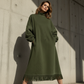⏳Tijdelijke gratis verzending!🚛Casual effen kleur kunstsuède jurk voor dames👗