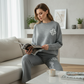 📣55% korting!🤩Tweedelige gebreide loungewearset voor dames