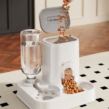 🐶🐱 Altijd vers voer en water beschikbaar – 2-in-1 automatische voerbak