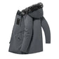 🎁2026 Nieuw binnen 50% KORTING💥NieuwWinddichte thermische parka met capuchon voor heren, halflang