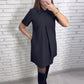 ⏳Beperkte tijd gratis levering!🚛💃Elegante mini-jurk met perfecte snit en stijlvolle kraag✨