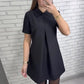⏳Beperkte tijd gratis levering!🚛💃Elegante mini-jurk met perfecte snit en stijlvolle kraag✨