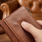 ⏰63% korting!👜🔐Retro RFID-blockerende Tri-fold Portemonnee voor Dames – stijlvol, ruim & veilig