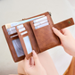 ⏰63% korting!👜🔐Retro RFID-blockerende Tri-fold Portemonnee voor Dames – stijlvol, ruim & veilig
