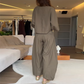 💖Dames Loose-Fit Top & Broek Set – elegant, comfortabel & tijdloos✨