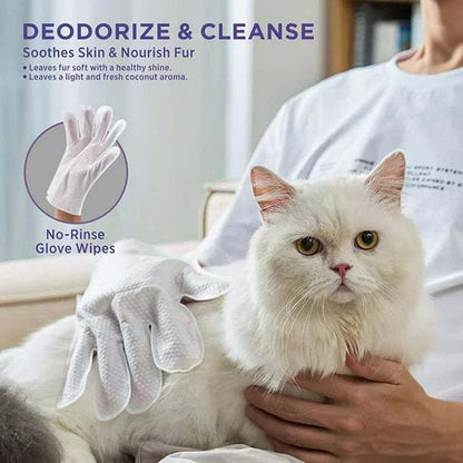 🔥🔥65% korting🐶🧤 Handschoenen voor het verzorgen van huisdieren – Gedaan met vieze geurtjes ✨🌸
