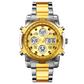 ⌚ NU 66% KORTING! ⌛️ Heren  horloge – Waterdicht & Staalband | Analoog-Digitaal🛡️