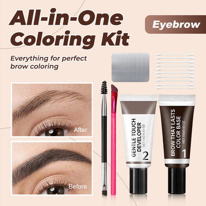 ✨AANBIEDING 2-in-1 wenkbrauwgel-set✨Langhoudend, waterbestendig en eenvoudig aan te brengen