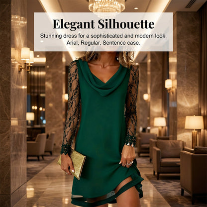 🌹 50% KORTING 👗 Kanten Jurk – Elegant & Flatterend