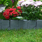 🔥Nieuw｜Imitatiesteen tuinschutting, eenvoudig te monteren, ideaal voor tuin & bloembakken🌿