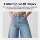 Sommerkollektion 2026 🧡 Lässige Damen-Jeanshose mit mehreren Knöpfen und weitem Bein 👖 Modisch und vielseitig kombinierbar