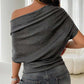🔥Nieuwe Collectie Asymmetrische Off-Shoulder Top✨Zacht & Veelzijdig