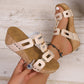 👠 Comfortabele Sandalen met Compenseerde Hakken - Elegant & Stabil Voor De Gehele Dag! ✨