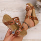 👠 Comfortabele Sandalen met Compenseerde Hakken - Elegant & Stabil Voor De Gehele Dag! ✨