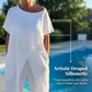 🌴 Resort Linnen Set • Asymmetrisch Top & Wijde broek 😍