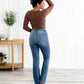 🔥Middelhoge jeans ✨ Buikcontrole & stretch – flatterend voor elk figuur