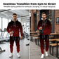 🔥 50% KORTING 👕 Heren Trainingspak Set met Gradiënt – Hoodie & Joggingbroek met Sportieve Look en Ultiem Comfort ✨