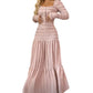 🔥HALVE PRIJS🔥Flatterende Maxi-Jurk met Vierkante Hals | Accentueert je Taille & Laat je Langer Lijken