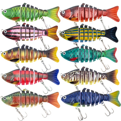 🎣 60% Korting – Multi-gesegmenteerd Bionisch Zwemmend Kunstaas | Realistische Beweging & Sterke Aantrekkingskracht voor Roofvis