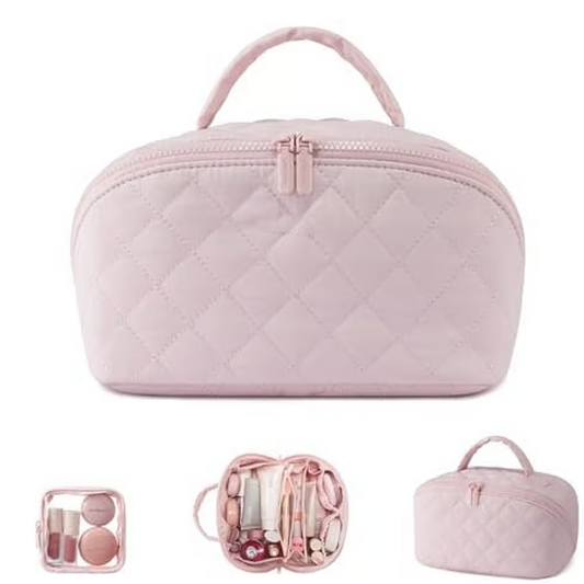 🔥ACTIE! Make-uptas✨Grote capaciteit & Afneembare binnenzak👝