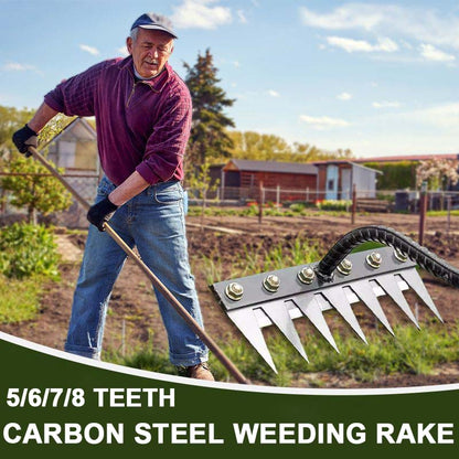 🔥Grote korting: 50% af❗️Carbon Staal tuinonkervork – van duurzaam koolstofstaal + scherp zonder de plantjes te beschadigen✅